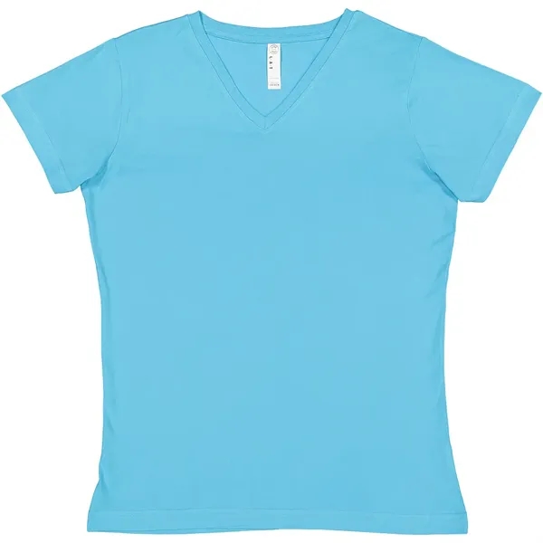 LAT 4.5oz 100% Ladies V Neck T - LAT 4.5oz 100% Ladies V Neck T - Image 2 of 51