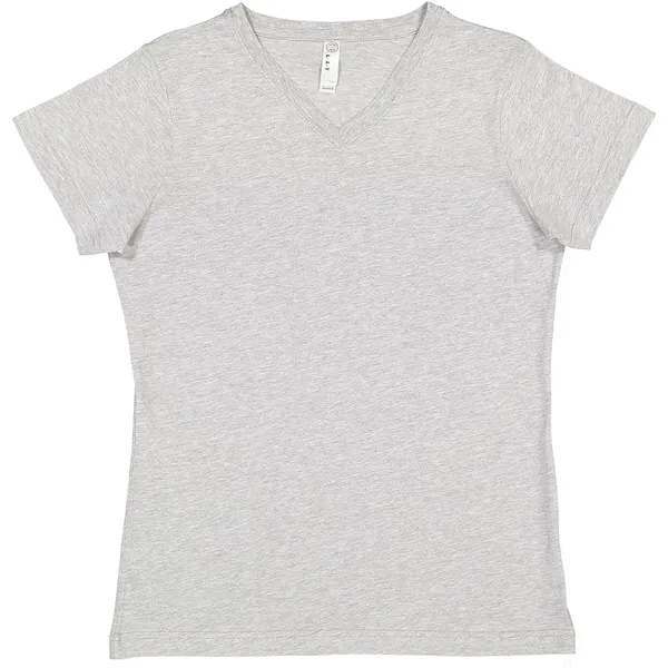 LAT 4.5oz 100% Ladies V Neck T - LAT 4.5oz 100% Ladies V Neck T - Image 15 of 51