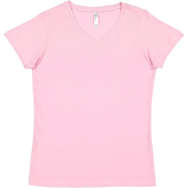 LAT 4.5oz 100% Ladies V Neck T - LAT 4.5oz 100% Ladies V Neck T - Image 26 of 51