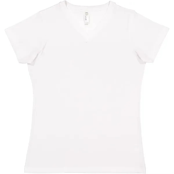 LAT 4.5oz 100% Ladies V Neck T - LAT 4.5oz 100% Ladies V Neck T - Image 35 of 51