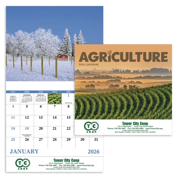 Good Value™ Agriculture - Stapled Calendar - Good Value™ Agriculture - Stapled Calendar - Image 0 of 1