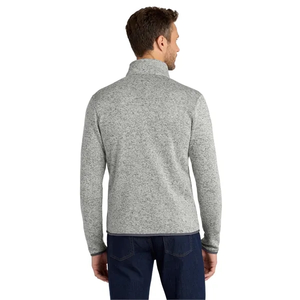 Port Authority Sweater Fleece Jacket. - Port Authority Sweater Fleece Jacket. - Image 3 of 19