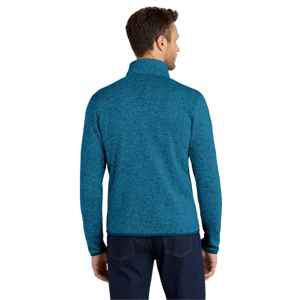 Port Authority Sweater Fleece Jacket. - Port Authority Sweater Fleece Jacket. - Image 8 of 19