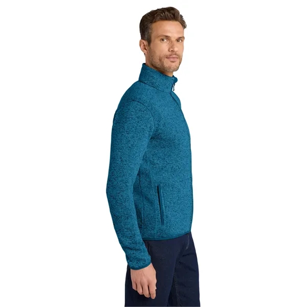 Port Authority Sweater Fleece Jacket. - Port Authority Sweater Fleece Jacket. - Image 9 of 19