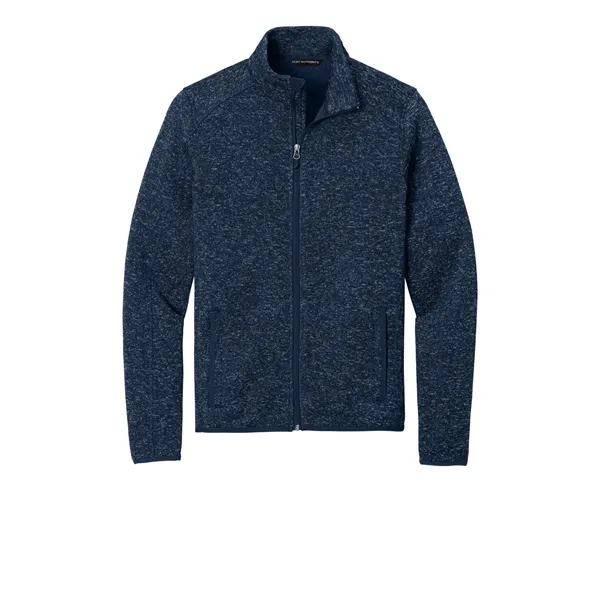 Port Authority Sweater Fleece Jacket. - Port Authority Sweater Fleece Jacket. - Image 15 of 19