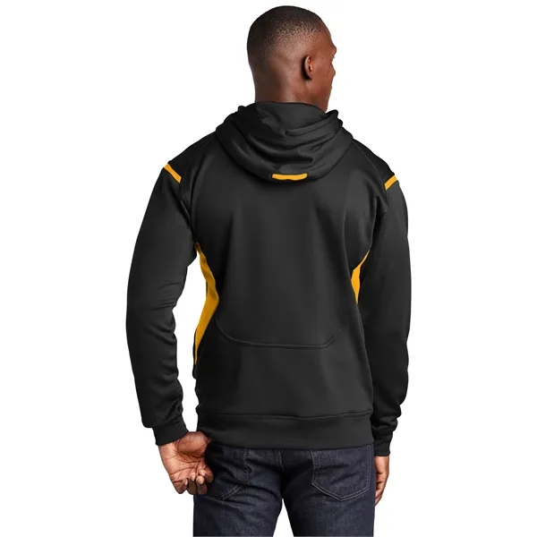 Sport-Tek Tech Fleece Colorblock Hooded Sweatshirt. - Sport-Tek Tech Fleece Colorblock Hooded Sweatshirt. - Image 3 of 44