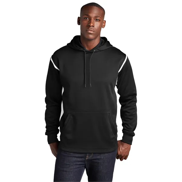 Sport-Tek Tech Fleece Colorblock Hooded Sweatshirt. - Sport-Tek Tech Fleece Colorblock Hooded Sweatshirt. - Image 11 of 44