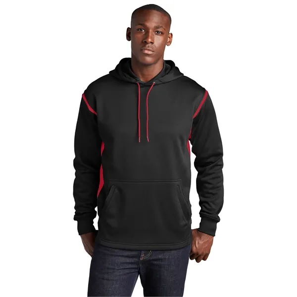 Sport-Tek Tech Fleece Colorblock Hooded Sweatshirt. - Sport-Tek Tech Fleece Colorblock Hooded Sweatshirt. - Image 12 of 44