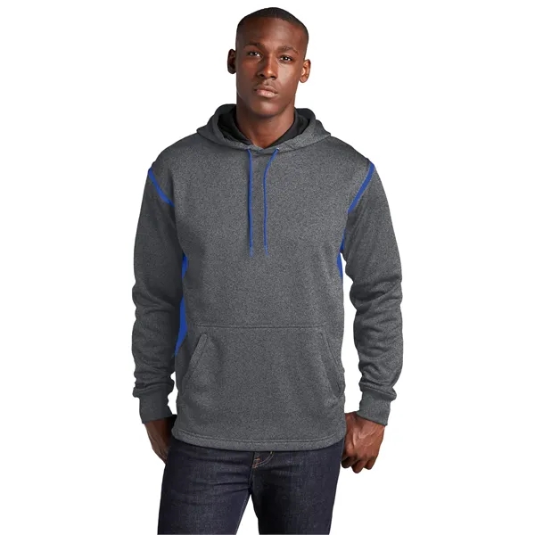 Sport-Tek Tech Fleece Colorblock Hooded Sweatshirt. - Sport-Tek Tech Fleece Colorblock Hooded Sweatshirt. - Image 14 of 44