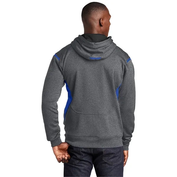Sport-Tek Tech Fleece Colorblock Hooded Sweatshirt. - Sport-Tek Tech Fleece Colorblock Hooded Sweatshirt. - Image 16 of 44