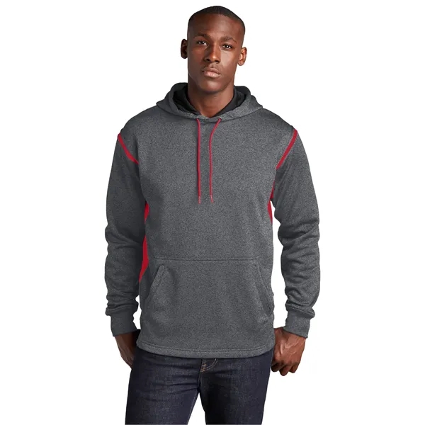 Sport-Tek Tech Fleece Colorblock Hooded Sweatshirt. - Sport-Tek Tech Fleece Colorblock Hooded Sweatshirt. - Image 24 of 44