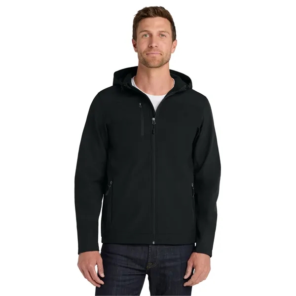Port Authority Hooded Core Soft Shell Jacket. - Port Authority Hooded Core Soft Shell Jacket. - Image 16 of 16