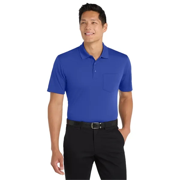 Port Authority Dry Zone UV Micro-Mesh Pocket Polo. - Port Authority Dry Zone UV Micro-Mesh Pocket Polo. - Image 21 of 25