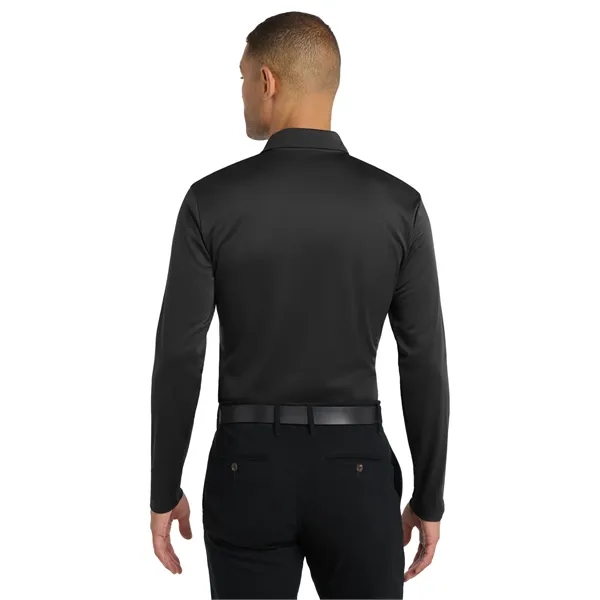 Port Authority Silk Touch Performance Long Sleeve Polo. - Port Authority Silk Touch Performance Long Sleeve Polo. - Image 2 of 40