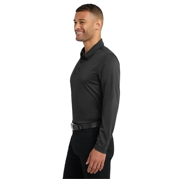 Port Authority Silk Touch Performance Long Sleeve Polo. - Port Authority Silk Touch Performance Long Sleeve Polo. - Image 3 of 40