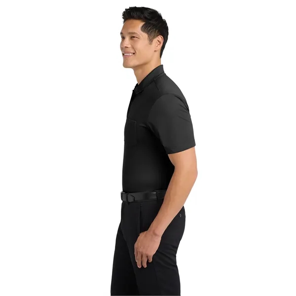 Port Authority Silk Touch Performance Pocket Polo. - Port Authority Silk Touch Performance Pocket Polo. - Image 3 of 40