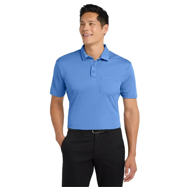 Port Authority Silk Touch Performance Pocket Polo. - Port Authority Silk Touch Performance Pocket Polo. - Image 10 of 40