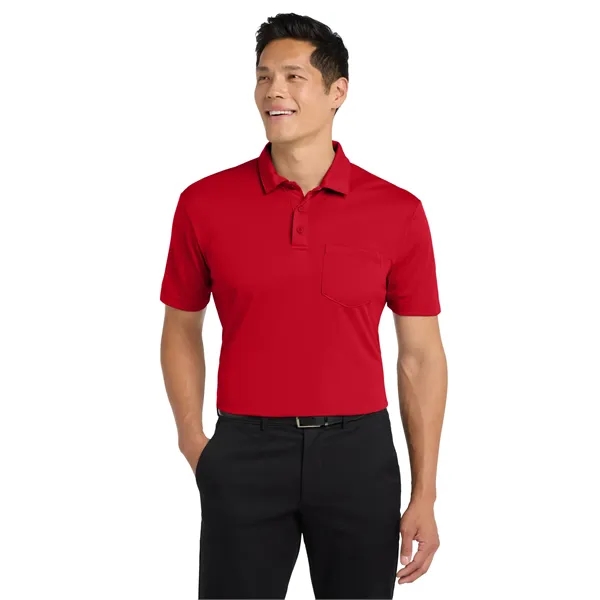 Port Authority Silk Touch Performance Pocket Polo. - Port Authority Silk Touch Performance Pocket Polo. - Image 19 of 40