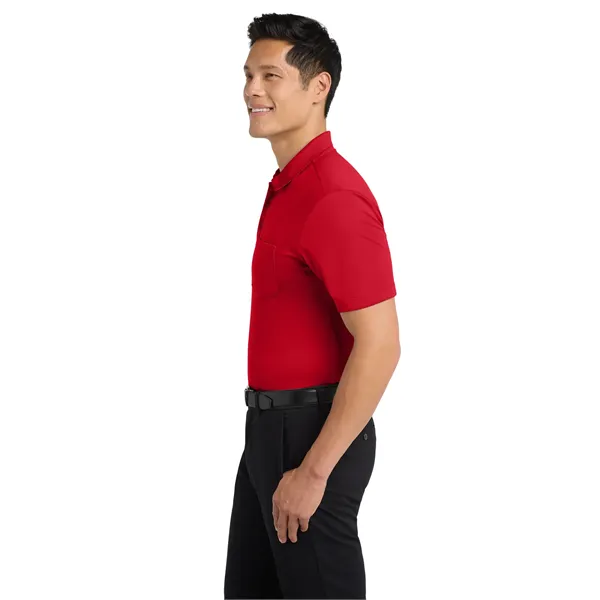 Port Authority Silk Touch Performance Pocket Polo. - Port Authority Silk Touch Performance Pocket Polo. - Image 23 of 40
