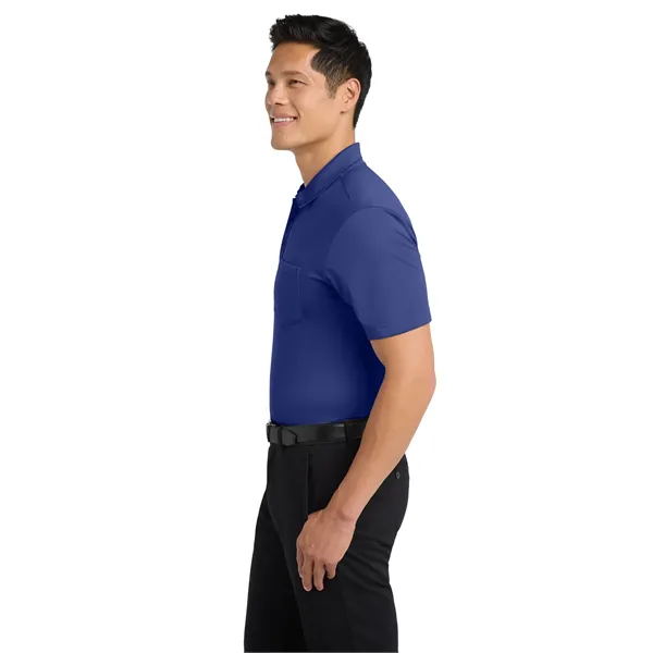 Port Authority Silk Touch Performance Pocket Polo. - Port Authority Silk Touch Performance Pocket Polo. - Image 28 of 40