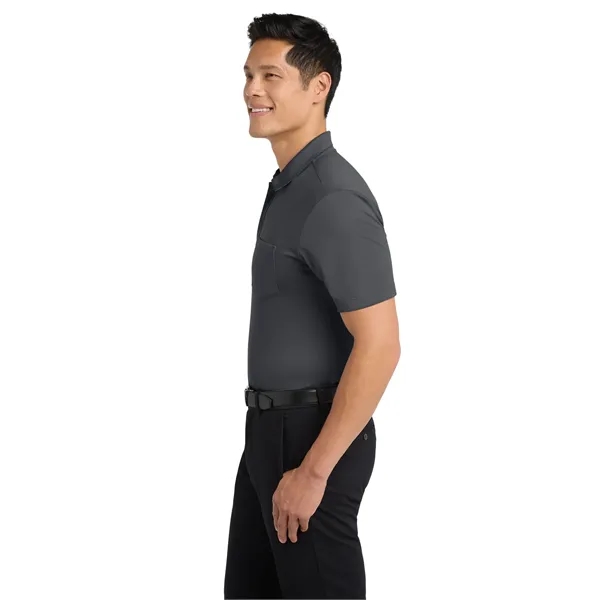 Port Authority Silk Touch Performance Pocket Polo. - Port Authority Silk Touch Performance Pocket Polo. - Image 33 of 40