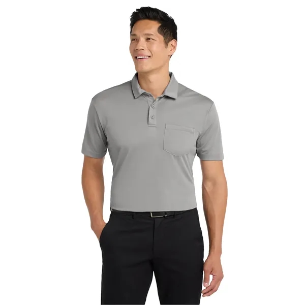 Port Authority Silk Touch Performance Pocket Polo. - Port Authority Silk Touch Performance Pocket Polo. - Image 34 of 40