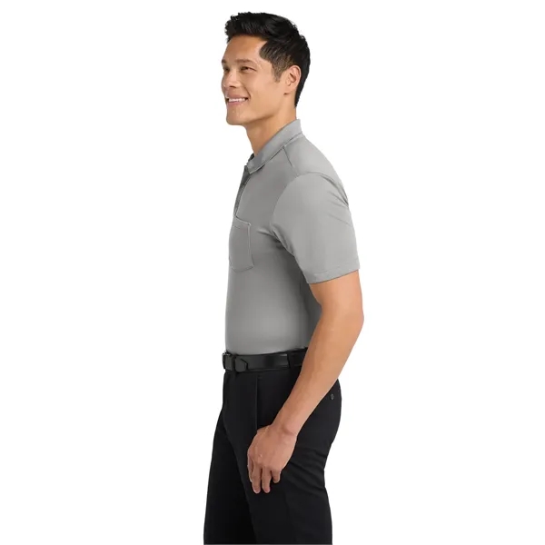 Port Authority Silk Touch Performance Pocket Polo. - Port Authority Silk Touch Performance Pocket Polo. - Image 36 of 40