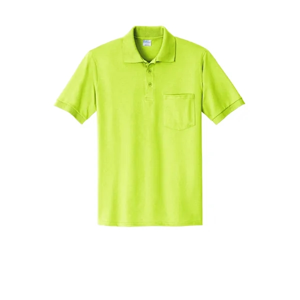 Port & Company Core Blend Jersey Knit Pocket Polo. - Port & Company Core Blend Jersey Knit Pocket Polo. - Image 24 of 35