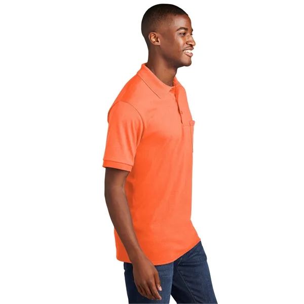 Port & Company Core Blend Jersey Knit Pocket Polo. - Port & Company Core Blend Jersey Knit Pocket Polo. - Image 29 of 35