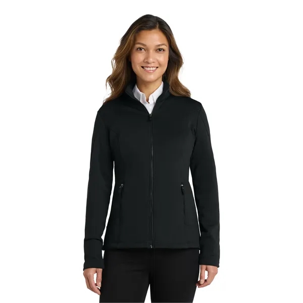 Port Authority Women's Grid Fleece Jacket. - Port Authority Women's Grid Fleece Jacket. - Image 0 of 14