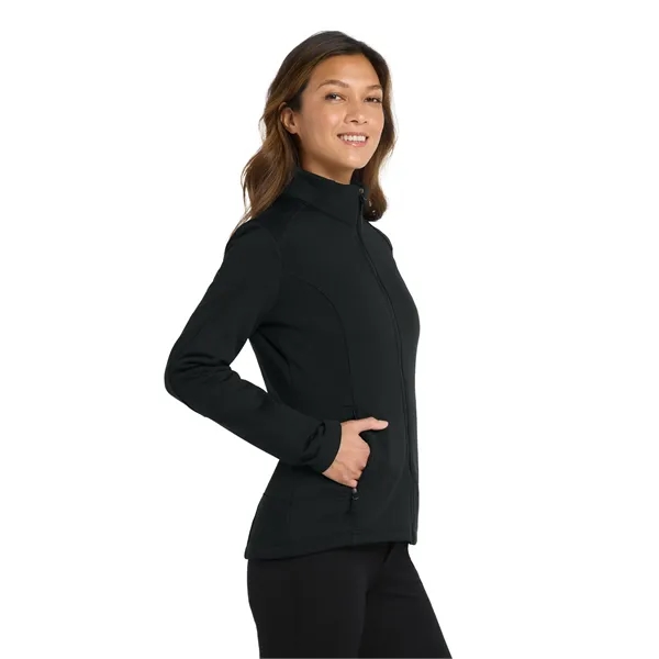 Port Authority Women's Grid Fleece Jacket. - Port Authority Women's Grid Fleece Jacket. - Image 2 of 14