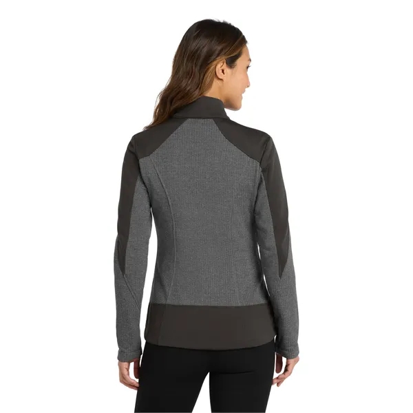 Port Authority Women's Grid Fleece Jacket. - Port Authority Women's Grid Fleece Jacket. - Image 6 of 14
