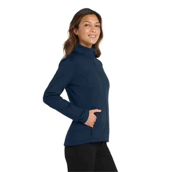 Port Authority Women's Grid Fleece Jacket. - Port Authority Women's Grid Fleece Jacket. - Image 12 of 14