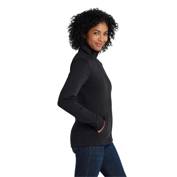Port Authority Women's Slub Fleece Full-Zip Jacket. - Port Authority Women's Slub Fleece Full-Zip Jacket. - Image 2 of 14