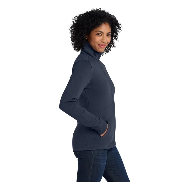 Port Authority Women's Slub Fleece Full-Zip Jacket. - Port Authority Women's Slub Fleece Full-Zip Jacket. - Image 7 of 14