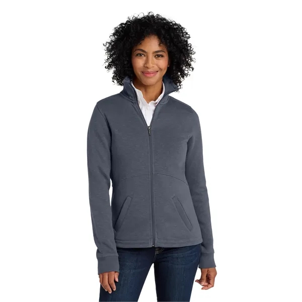 Port Authority Women's Slub Fleece Full-Zip Jacket. - Port Authority Women's Slub Fleece Full-Zip Jacket. - Image 10 of 14