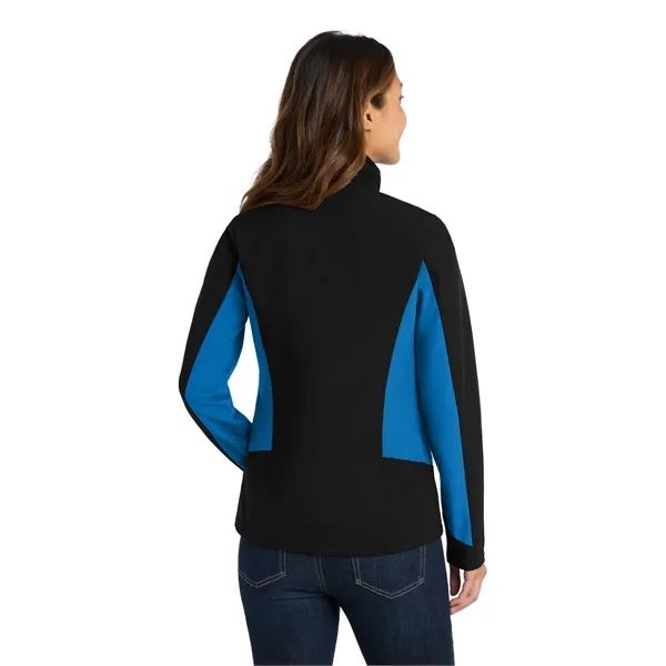 Port Authority Women's Core Colorblock Soft Shell Jacket. - Port Authority Women's Core Colorblock Soft Shell Jacket. - Image 6 of 10