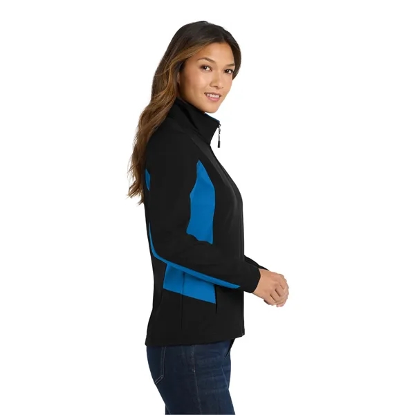 Port Authority Women's Core Colorblock Soft Shell Jacket. - Port Authority Women's Core Colorblock Soft Shell Jacket. - Image 7 of 10