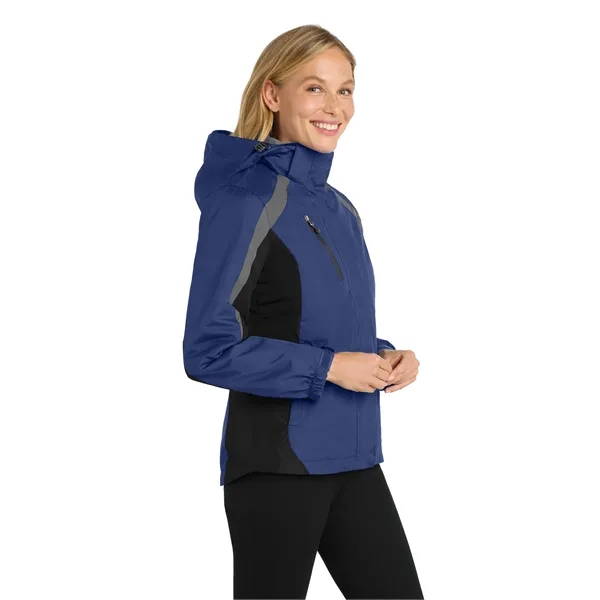 Port Authority Women's Colorblock 3-in-1 Jacket. - Port Authority Women's Colorblock 3-in-1 Jacket. - Image 2 of 14
