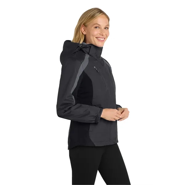 Port Authority Women's Colorblock 3-in-1 Jacket. - Port Authority Women's Colorblock 3-in-1 Jacket. - Image 7 of 14