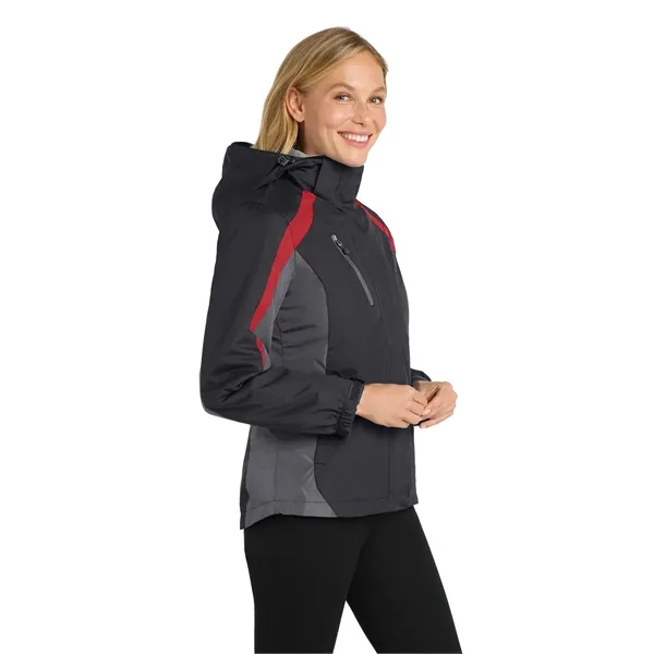 Port Authority Women's Colorblock 3-in-1 Jacket. - Port Authority Women's Colorblock 3-in-1 Jacket. - Image 12 of 14