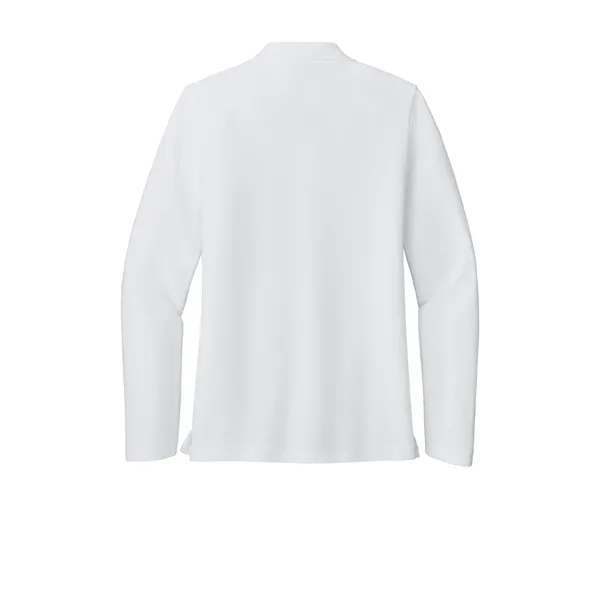 Port Authority Women's Silk Touch Long Sleeve Polo. - Port Authority Women's Silk Touch Long Sleeve Polo. - Image 25 of 34