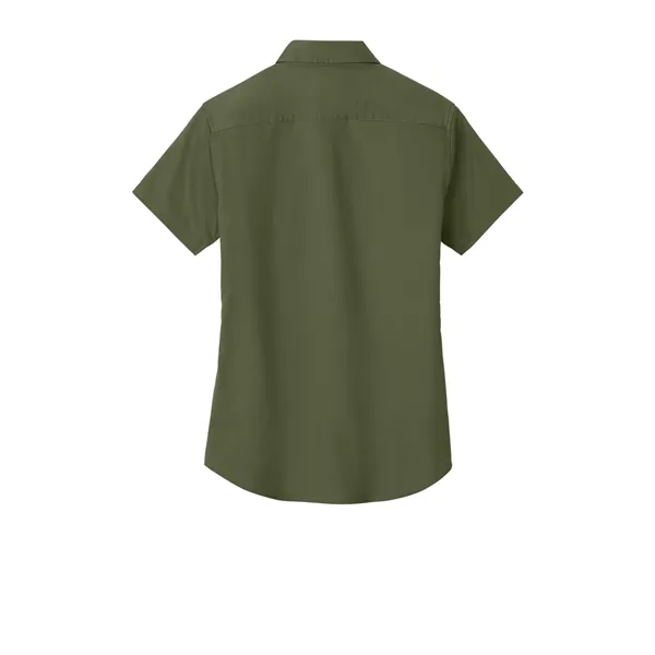 Port Authority Women's Short Sleeve Easy Care Shirt. - Port Authority Women's Short Sleeve Easy Care Shirt. - Image 3 of 39