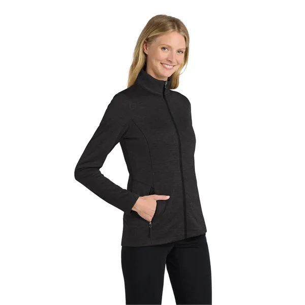 Port Authority Women's Collective Striated Fleece Jacket. - Port Authority Women's Collective Striated Fleece Jacket. - Image 3 of 15