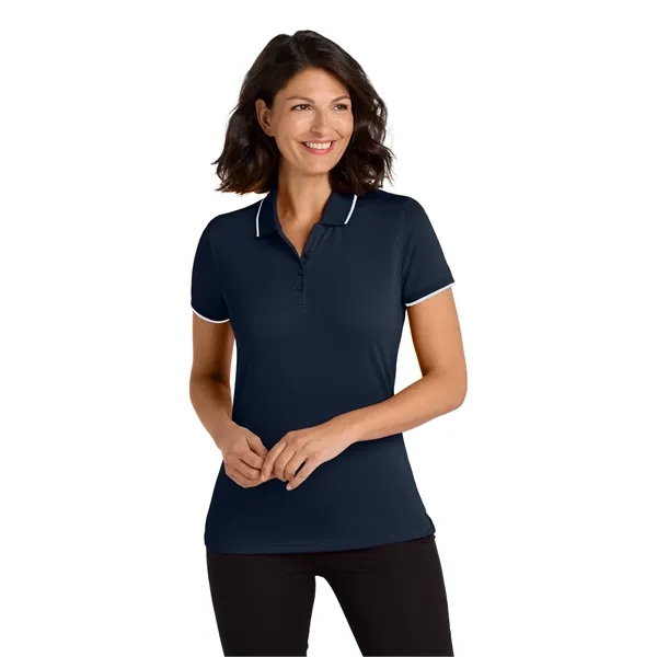 Port Authority Women's Dry Zone UV Micro-Mesh Tipped Polo. - Port Authority Women's Dry Zone UV Micro-Mesh Tipped Polo. - Image 4 of 12