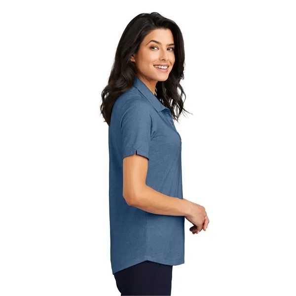 Port Authority Women's Fine Pique Blend Polo - Port Authority Women's Fine Pique Blend Polo - Image 6 of 19