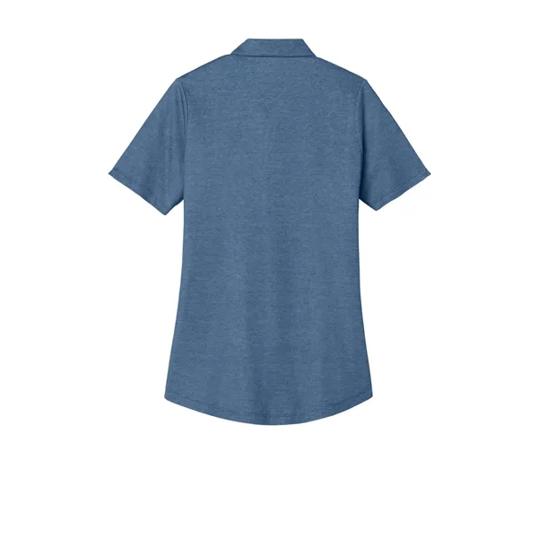 Port Authority Women's Fine Pique Blend Polo - Port Authority Women's Fine Pique Blend Polo - Image 8 of 19