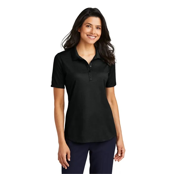 Port Authority Women's Fine Pique Blend Polo - Port Authority Women's Fine Pique Blend Polo - Image 15 of 19