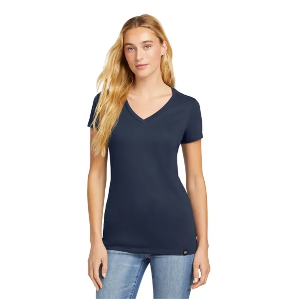 New Era Women's Heritage Blend V-Neck Tee. - New Era Women's Heritage Blend V-Neck Tee. - Image 3 of 23