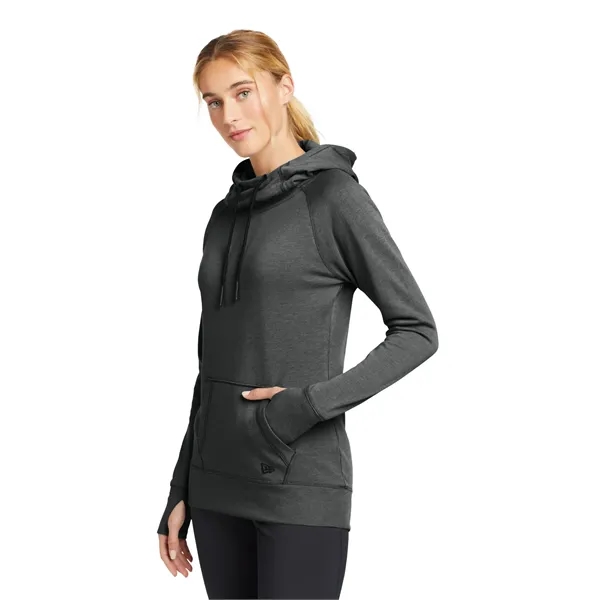 New Era Women's Tri-Blend Fleece Pullover Hoodie. - New Era Women's Tri-Blend Fleece Pullover Hoodie. - Image 2 of 19